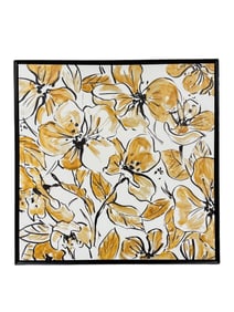 Large "Golden Sketch Floral II" Print on Canvas by Lanie Loreth