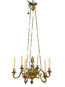 Brass Empire Style Chandelier