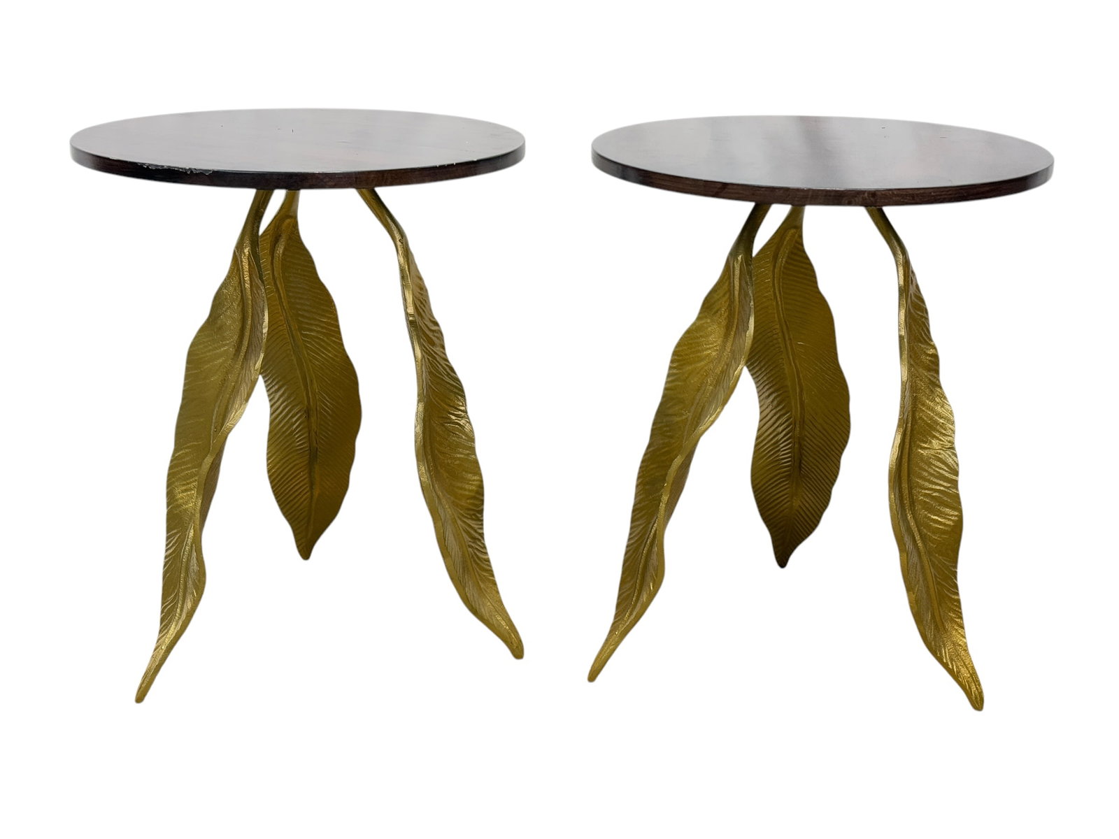 Pair of Steve Silver Verna Accent Tables: Pair of Steve Silver Verna Accent Tables. Measures 22.25" H x 18" Diameter.