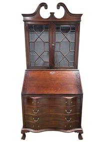 Antique Maddox Secretary Desk w/ Hutch