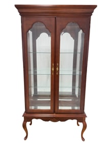 Mahogany Athens Furniture Co. Display Cabinet
