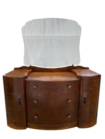 Burl Dresser w/ Mirror