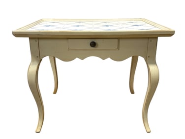 Drexel Tile Top Occasional Table w/ Drawer