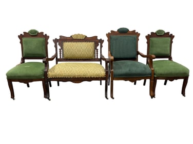 4Pc Victorian Parlor Set