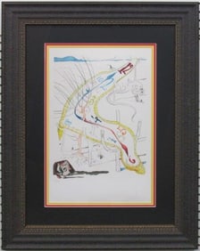 Conquest of the Cosmos Limited Edition by Salvador Dali Lithograph