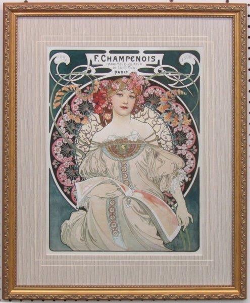 F. Champenois Giclee by Alphonse Mucha (1 of 1)