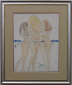 Les Trois Print by Salvador Dali