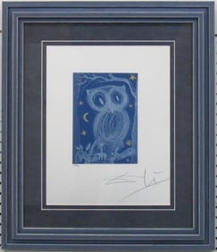 Little Owl Print by Salvador Dali