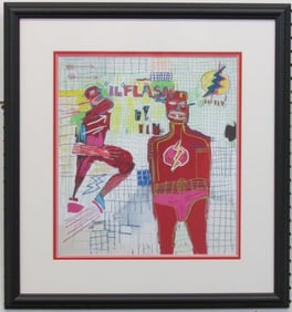 Flash in Naples Giclee by J.M. Basquiat