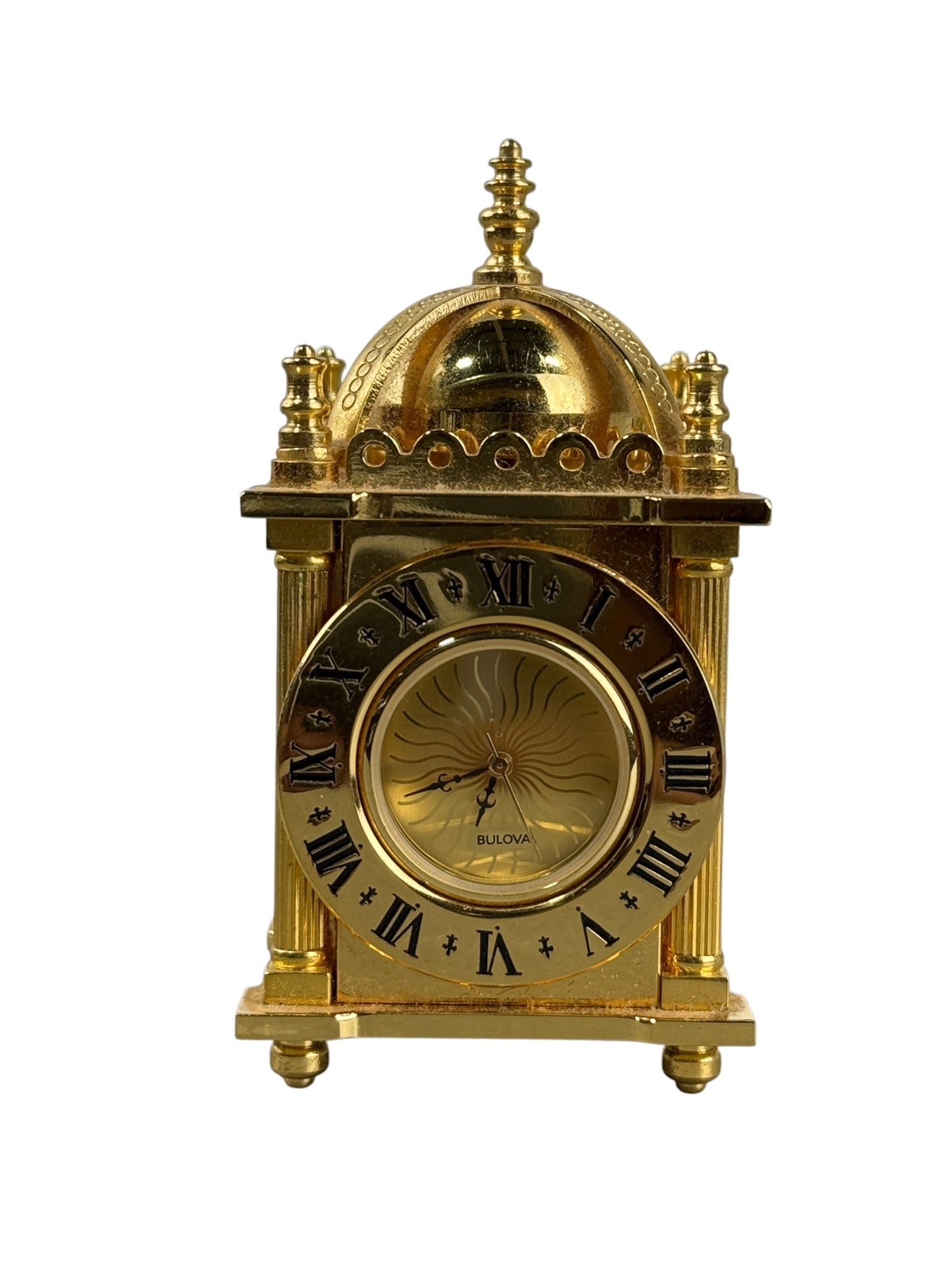 Mini Bulova "Lantern" Desk Clock (1 of 11)