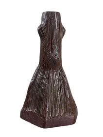 Art Pottery Tree Stump Vase