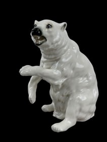 Ceramic Messian Polar Bear Figure