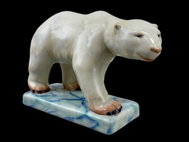 Porcelain Beswick Ware Polar Bear Figure