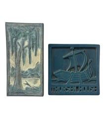 Group of 2 Pottery Tiles