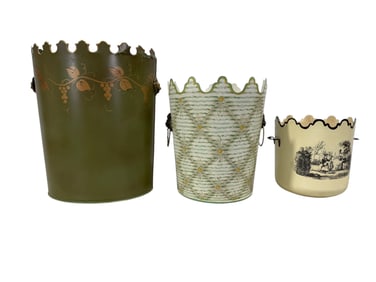 Group of 3 Italian Toleware Pieces