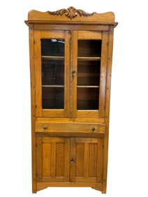 Antique Oak Cupboard