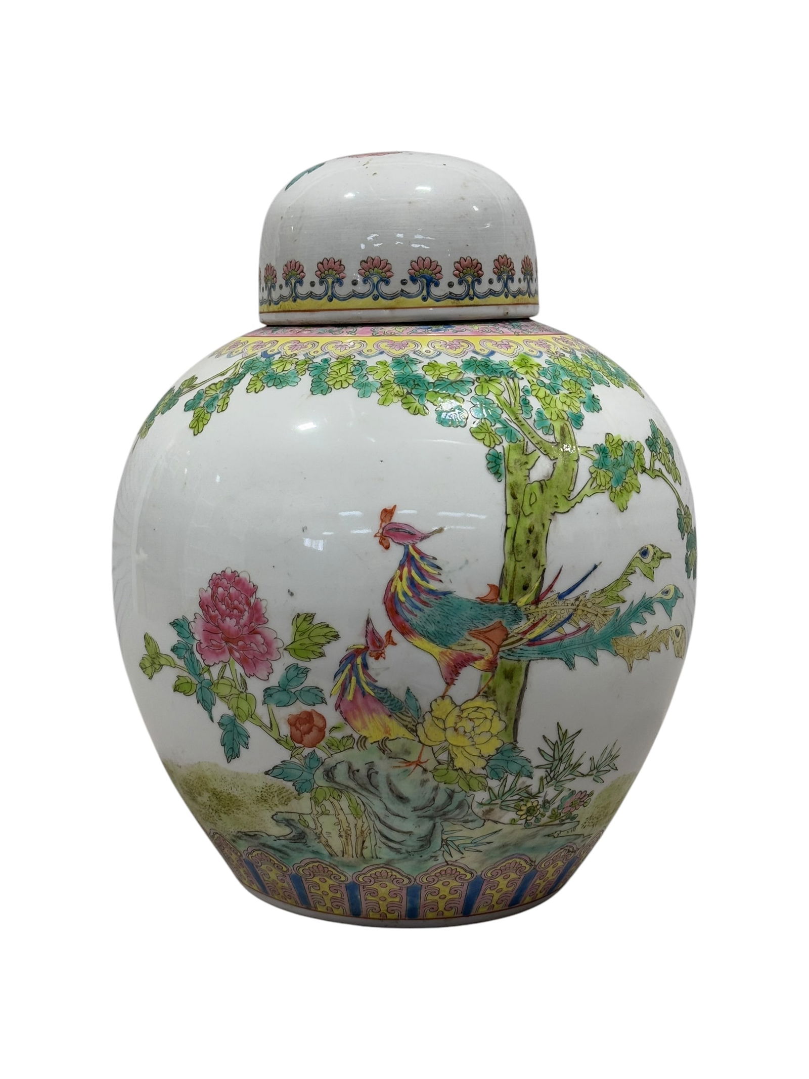 Chinese Hand Painted Ginger Jar (1 of 5)