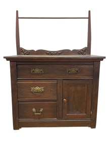 Antique Oak Washstand