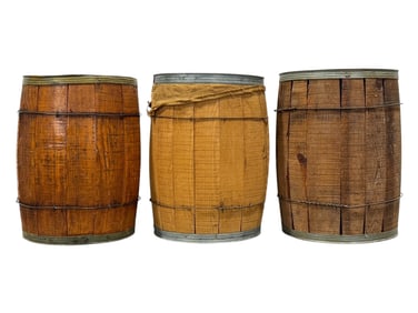 Group of 3 Early Nail Kegs