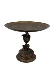 Bronze Tiffany & Co. Neo Classical Style Compote
