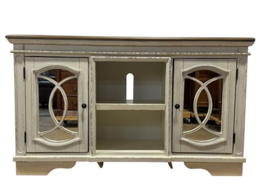 Farmhouse Style Console Cabinet