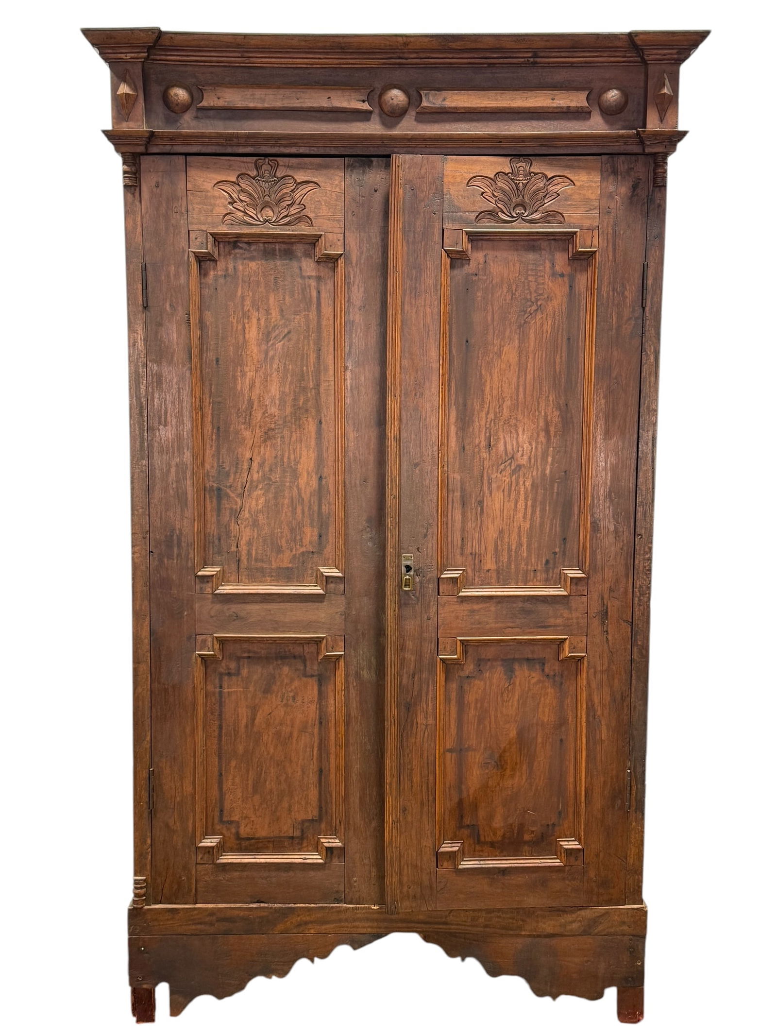 Antique Walnut Wardrobe (1 of 12)