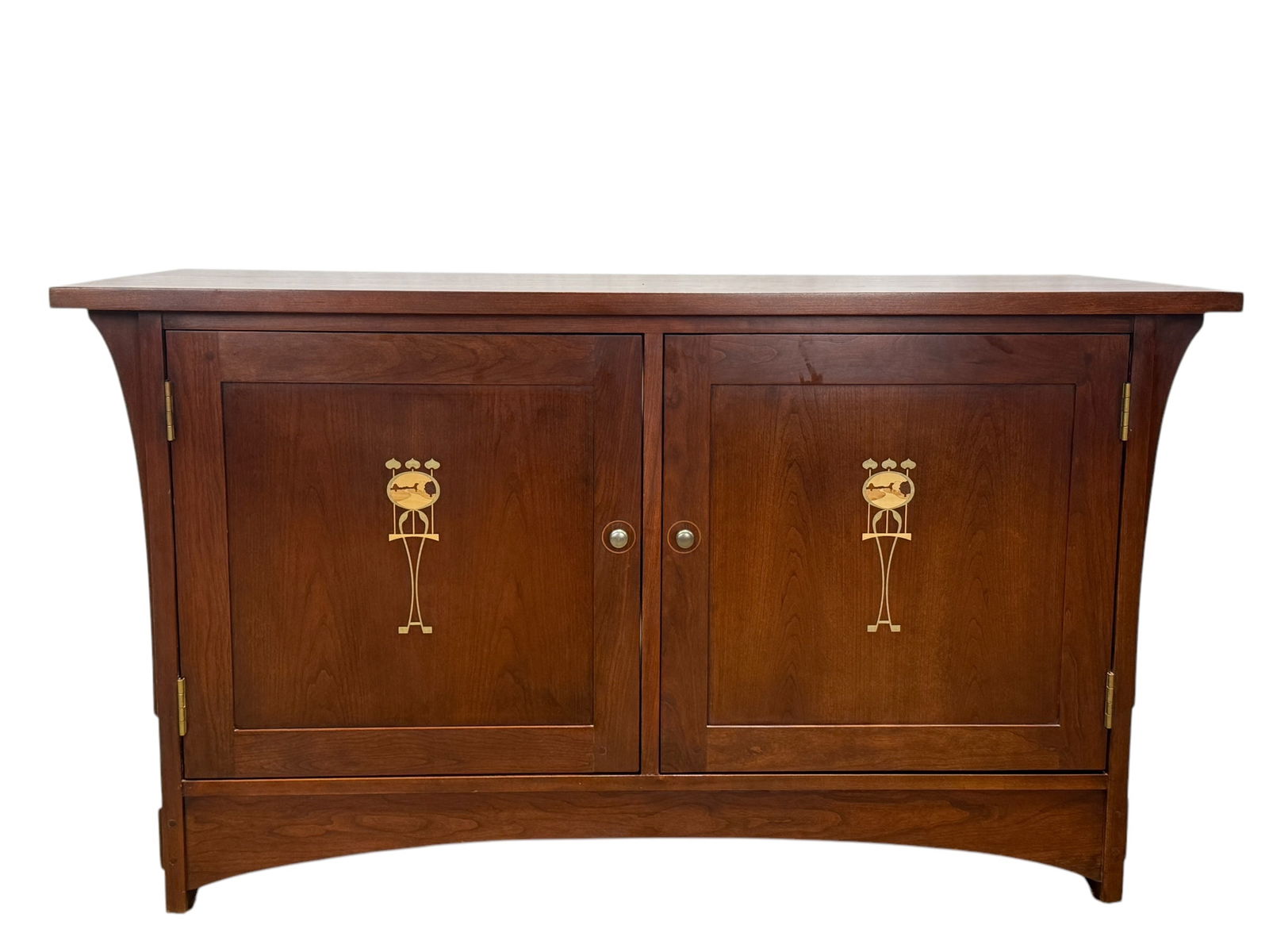 "Harvery Ellis" Inlaid Cherry Console Cabinet by Stickley (1 of 11)