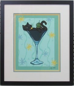 "O'Love My Martini" Giclee by Ivy Lowe