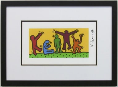 Dancing Figures Giclee by Keith Harring