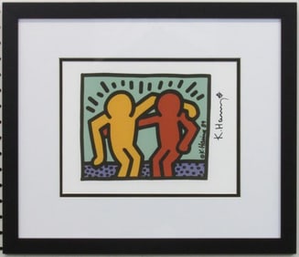 Best Buddies Giclee by Keith Harring