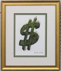 Dollar Sign Giclee by Andy Warhol