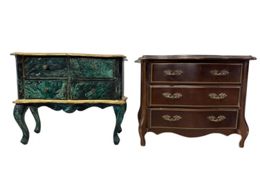 Lot of 2 Mini Pieces of Furniture