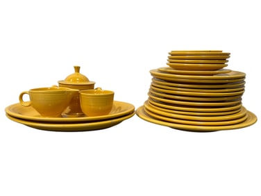 23pcs of Marigold Fiesta Ware