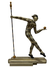 Art Deco Style Harlequin Figurine