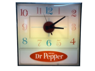 1970s Pam Dr. Pepper Clock