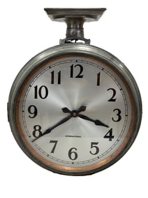 International Double Sided Hanging Clock