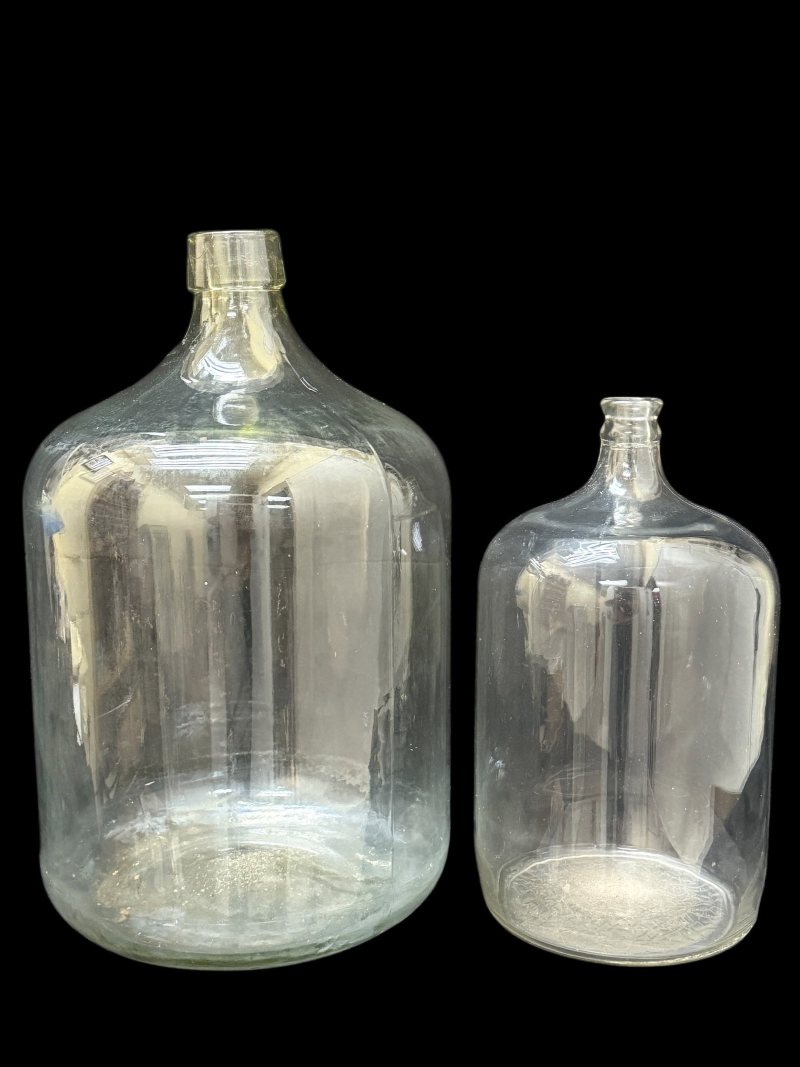 2 Large Vintage Glass Jugs (1 of 6)