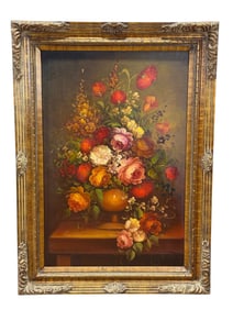 Signed Oil on Canvas "Still Life" Painting