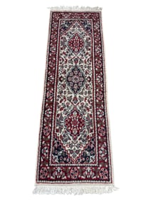 Antique Hand Knotted Runner