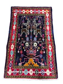 Funky Persian Wool Rug