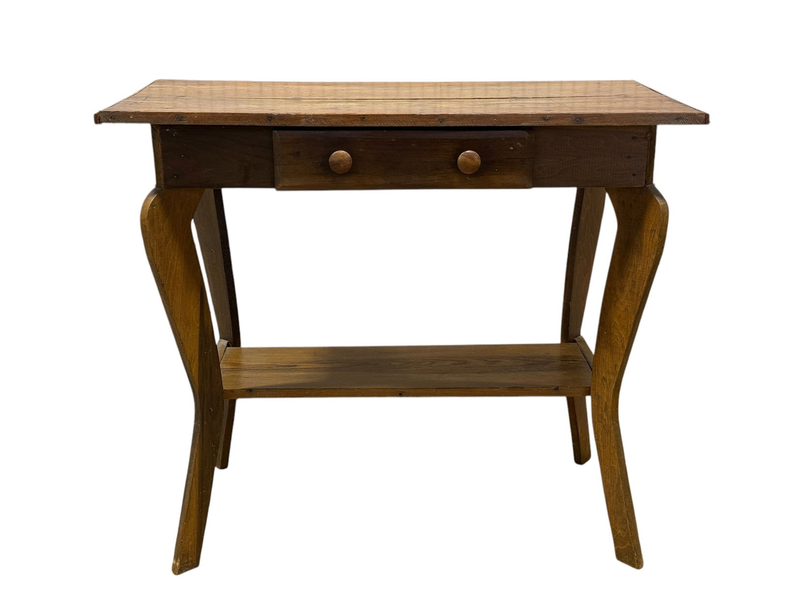 Antique Pine Table w/ Drawer (1 of 6)