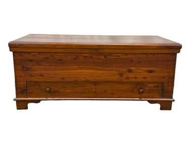 Antique Red Cedar Co. Cedar Chest w/ Drawer