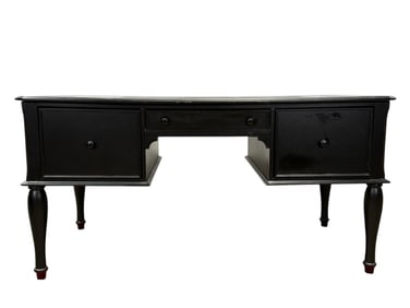 Ebonized 3 Drawer Desk