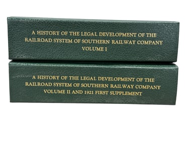 Vol 1 & Vol 2 Southern Railway Co. Books