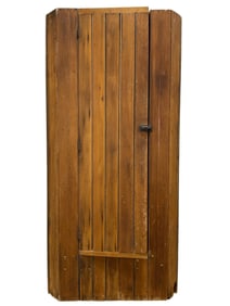 Late 19th C. Pine Corner Cabinet