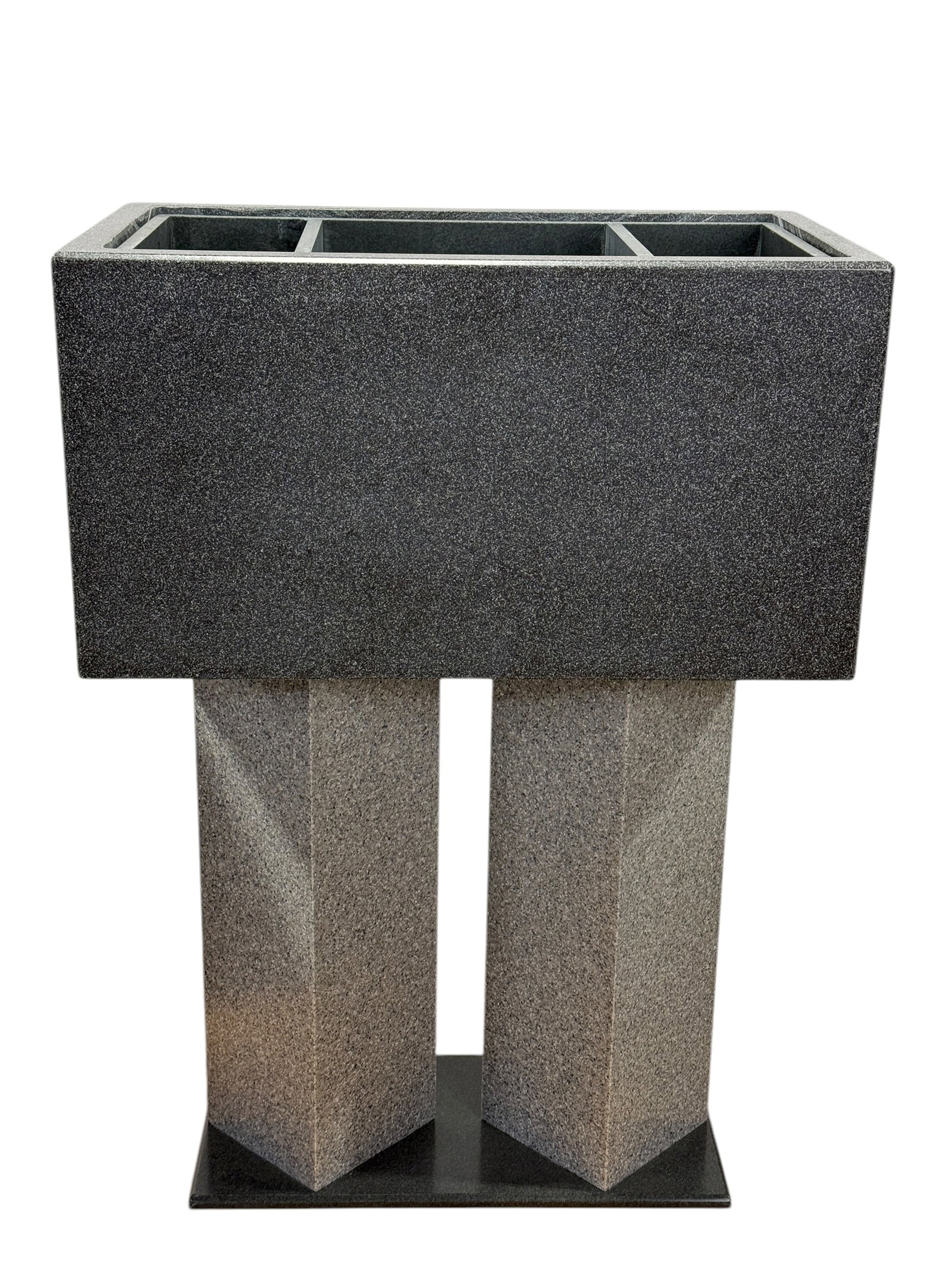 2Pc Tile Birdbath: 2Pc Tile Birdbath. Measures 33" H x 23.5" W x 13.5" D.