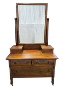 Antique Vanity w/ Mirror
