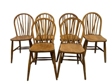 Set of 6 Windsor Chairs