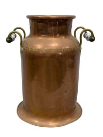 Vintage Dutch Copper Milk Bucket