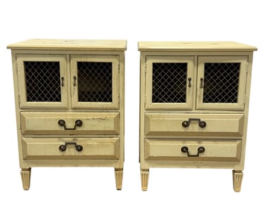Pair of Painted Nightstands